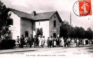 2382- Les Attafs - Gare - 1923